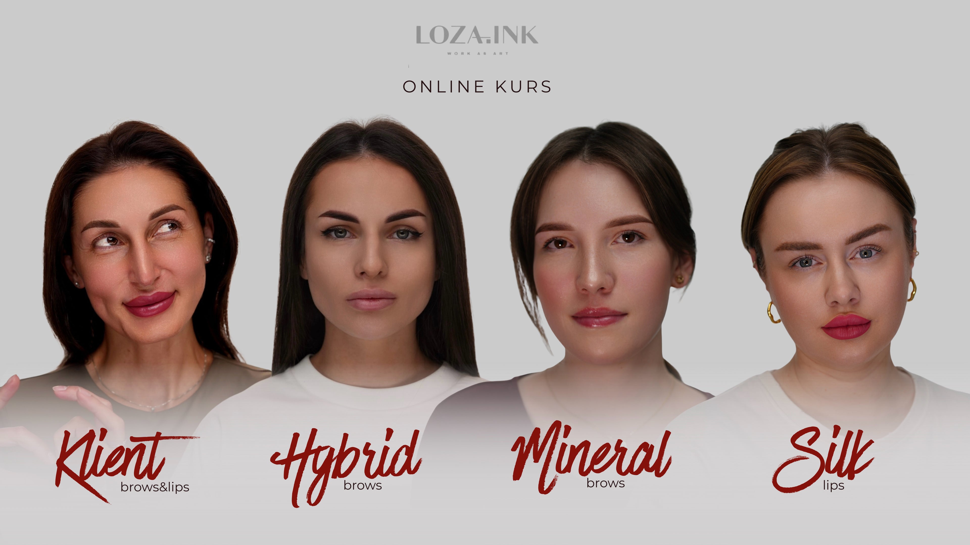 ONLINE-KURS: MINERAL BROWS + HYBRIDE TECHNIKEN & LIPS