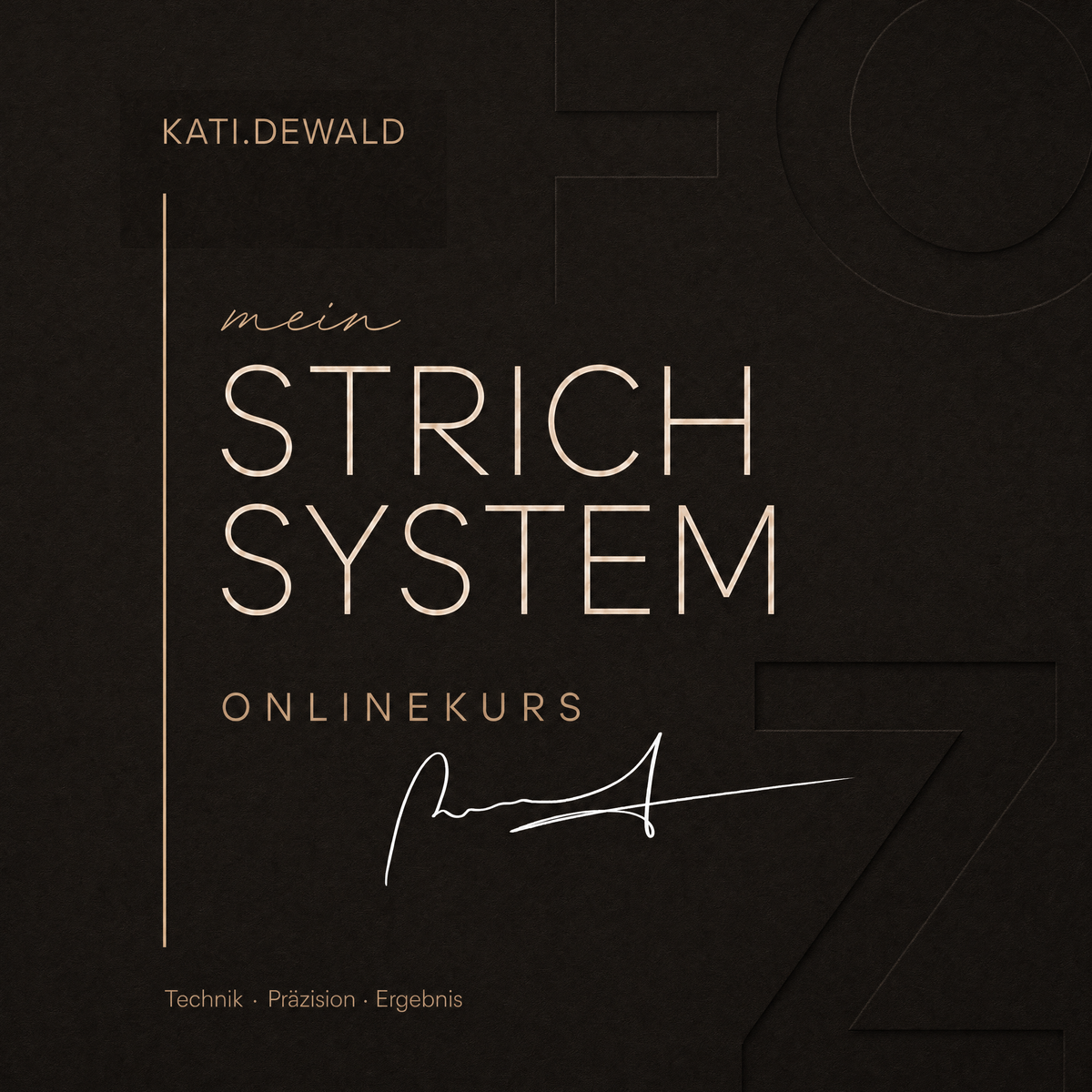 Mein STRICH-SYSTEM - Brow Technik Training